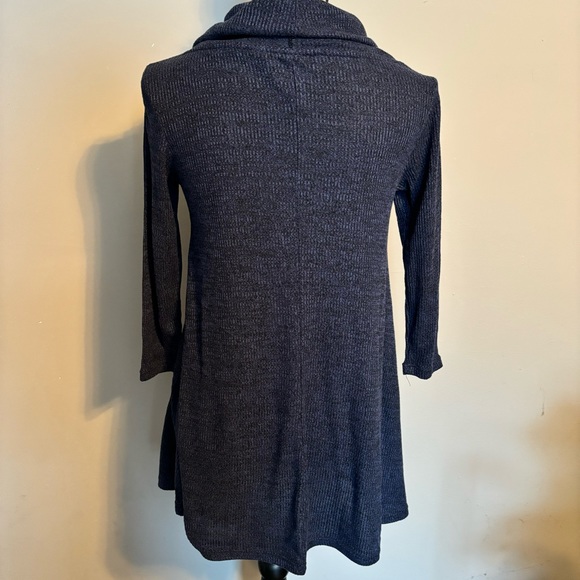 NY&C Dark Blue Cowl Neck Lounge Top Size XS - Picture 4 of 6